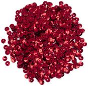 Red, 5mm 800/Pkg - Cupped Sequins