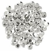Silver, 8mm 200/Pkg - Cupped Sequins
