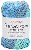 Turquoise Stripe - Premier Yarns Home Cotton Yarn - Multi