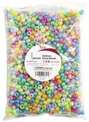 Pearlized Multicolor - Pony Beads 6mmx9mm 1lb