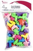 Assorted - Fun Shapes Pony Beads 4oz