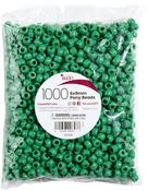 Green - Pony Beads 6mmx9mm 1,000/Pkg
