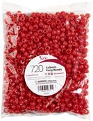 Opaque Red - Pony Beads 6mmx9mm 720/Pkg