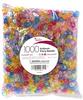 Transparent Multicolor - Pony Beads 6mmx9mm 1,000/Pkg