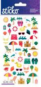 Mini Beach Travel Icons - Sticko Stickers