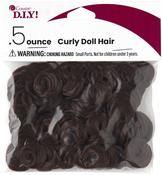 Auburn Brown - Curly Doll Hair .5oz