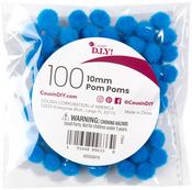Royal Blue - Pom-Poms 10mm 100/Pkg