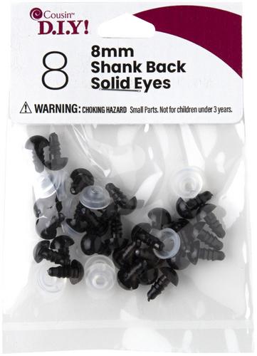 CousinDIY Paste-On Wiggle Eyes 20mm 4/Pkg-Black