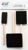 1 To 3 Inch - Art Supply Basics Sponge Brush 3/Pkg
