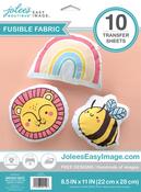 For Light Fabrics - Jolee's Easy Image Fusible Cotton Transfers 8.5"X11" 10/Pkg