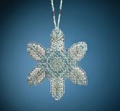 Opal Ice Snowflake (14 Count) - Mill Hill Counted Cross Stitch Ornament Kit 2.75"X3.25"