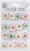 Little Kisses/With Love - Prima Marketing Mulberry Paper Flowers