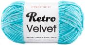 Aqua - Premier Yarns Retro Velvet Yarn