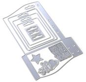 Planner Essentials 30 -Wave Pocket - Elizabeth Craft Metal Die