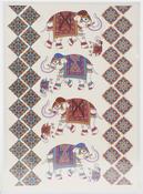 Ethnic Elephants - Dress My Craft Transfer Me Sheet A4
