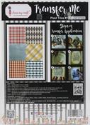 Plaid Tiles #1 - Dress My Craft Transfer Me Sheet A4