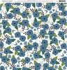 Blue Floral - American Crafts Patterned Single-Sided Cardstock 12"X12"