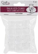 Small - Faux Ice Cubes 12/Pkg