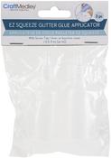 Empty Glitter Glue Applicator Bottle 30ml 2/Pkg