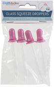 Glass Squeeze Droppers 4/Pkg