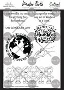 One World - Maker Forte Cultured Collection Clear Stamps 6"X8"