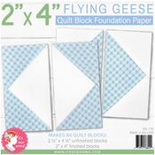 2"X4" Flying Geese - It's Sew Emma Quilt Block Foundation Paper