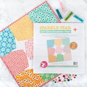 12" Sparkle Star - It's Sew Emma Quilt Block Foundation Paper