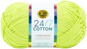 Lime - Lion Brand 24/7 Cotton Yarn
