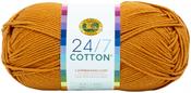 Amber - Lion Brand 24/7 Cotton Yarn
