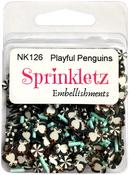 Playful Penguins - Buttons Galore Sprinkletz Embellishments 12g