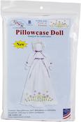 Field of Flowers - Jack Dempsey Stamped White Pillowcase Doll Kit