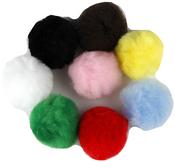 Assorted - Touch Of Nature 2" Pom-Poms 8/Pkg