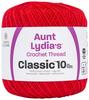 Atom Red - Aunt Lydia's Classic Crochet Thread Size 10