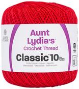 Atom Red - Aunt Lydia's Classic Crochet Thread Size 10