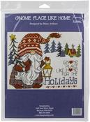 Gnome Place Like Home (14 Count) - Imaginating Counted Cross Stitch Kit 8"X6"