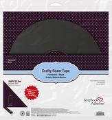 Black, .39"X108' - Scrapbook Adhesives Crafty Foam Tape Roll