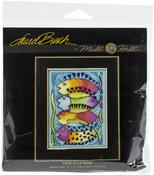 Peces (14 Count) - Mill Hill/Laurel Burch Counted Cross Stitch Kit 5"X7"