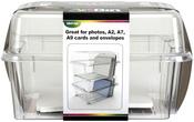 4"X8.25"X1" Clear - ArtBin Card & Photo Storage Box