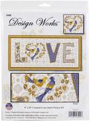 LOVE (14 Count) - Design Works Counted Cross Stitch Kit 8"X20"