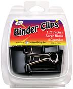 Binder Clips 1.25" 6/Pkg