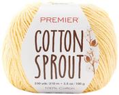 Yellow - Premier Yarns Cotton Sprout Yarn
