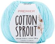 Aqua - Premier Yarns Cotton Sprout Yarn