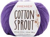 Purple - Premier Yarns Cotton Sprout Yarn