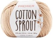 Beige - Premier Yarns Cotton Sprout Yarn
