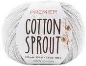 Silver - Premier Yarns Cotton Sprout Yarn