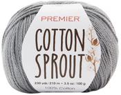 Gray - Premier Yarns Cotton Sprout Yarn
