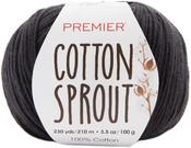 Black - Premier Yarns Cotton Sprout Yarn