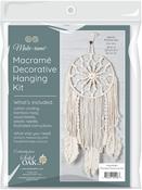 Mandala Dreamcatcher - Solid Oak Macrame Hanging Kit