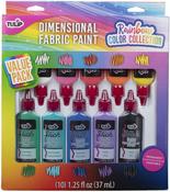 Rainbow - Tulip Dimensional Fabric Paint 10/Pkg