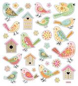 Glitter Birds - Sticker King Stickers